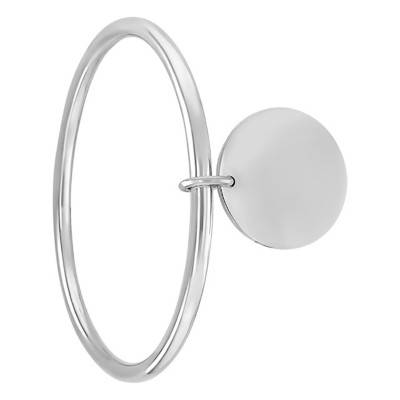 Bracelet Jonc Pendentif 25 mm Argent, Largeur 4,00 mm - Artemis