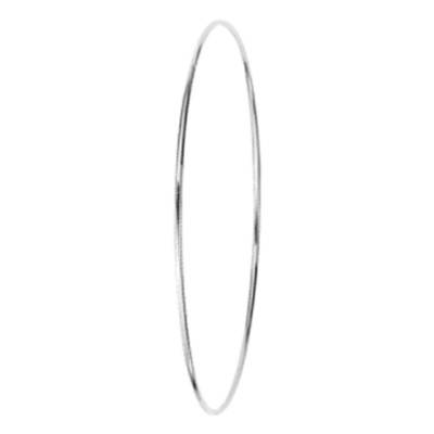 Bracelet Jonc Fil Rond Argent, Diamètre 60 mm à 70 mm, Largeur 6,00 mm - Artemis