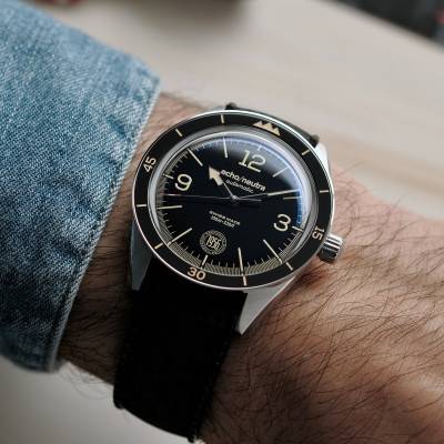 Montre 1956 3H Noir - Echo/Neutra