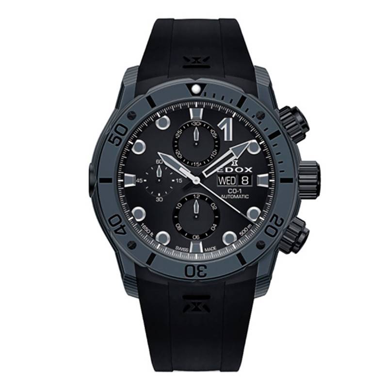 Watch CO-1 Chronograph Automatic 01125-CLNGN-NING - Edox