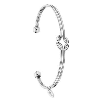 Bracelet Jonc Noeud Lotus Style en Acier, Diamètre 61 mm - LS2247-2/1 - Lotus
