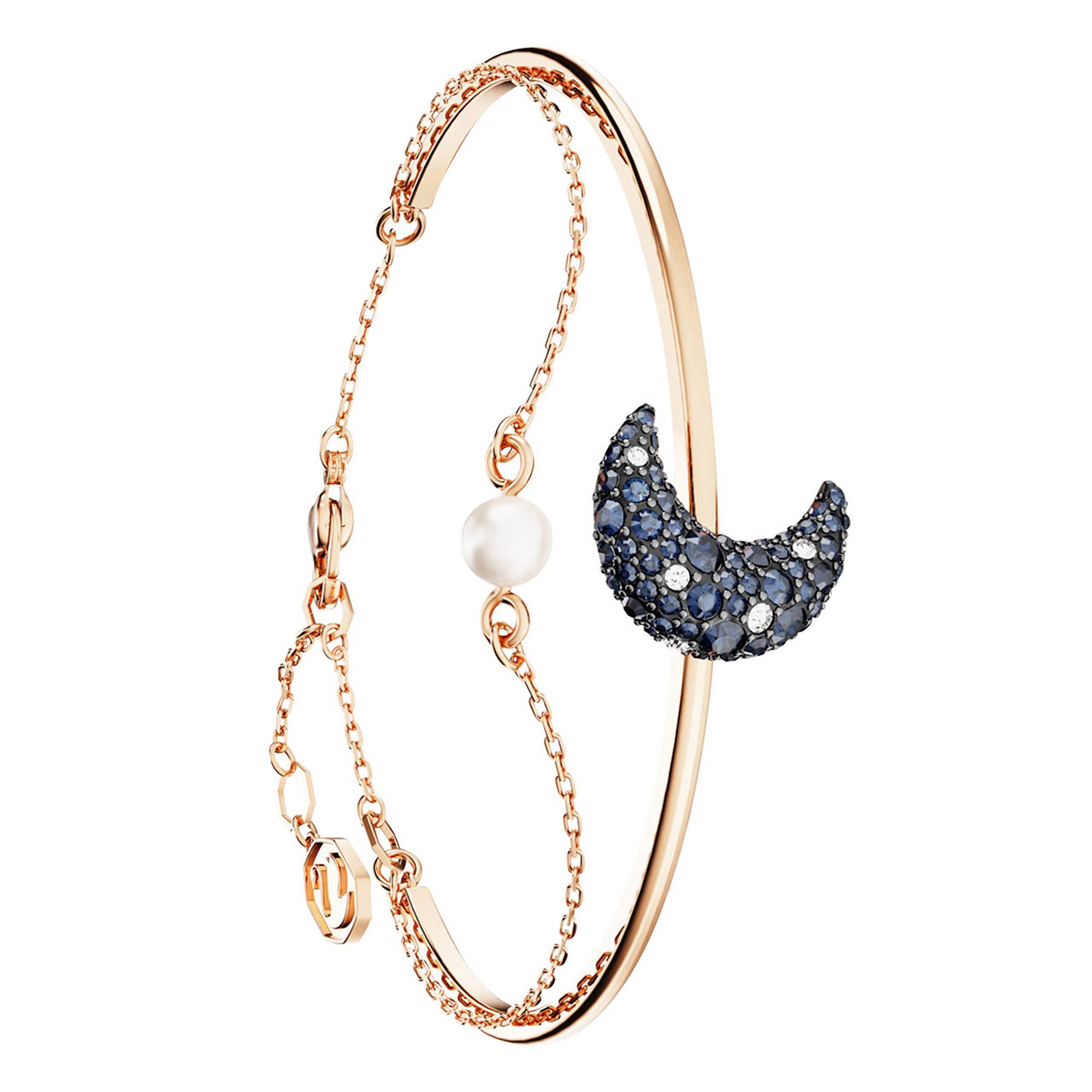 ルナ　0210 Bracelet Jonc Métal, Perle & Cristaux - 5671586 - Swarovski - Ocarat