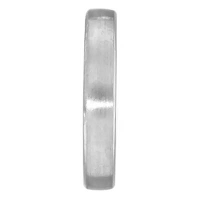 Alliance Ruban Confort Amou-Daria en Platine 950, Largeur de 4 à 6 mm - Gaïa