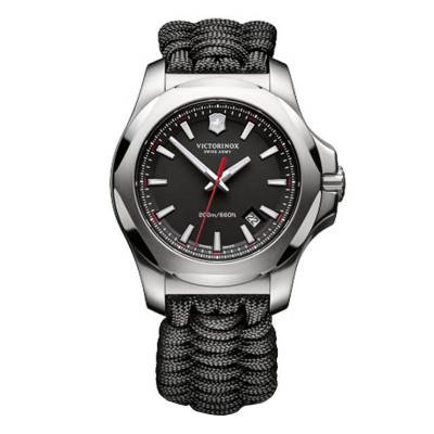 Montre INOX Noire Paracorde 241726 - Victorinox