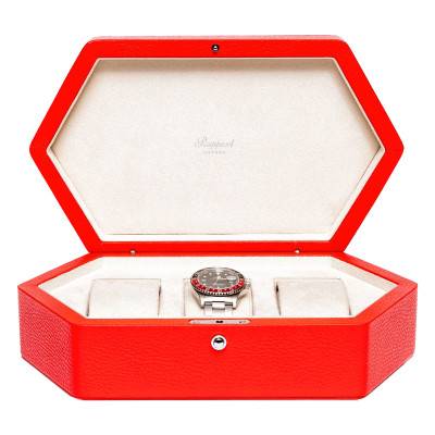 Red Portobello 3 Watch Box TA42 - Rapport London