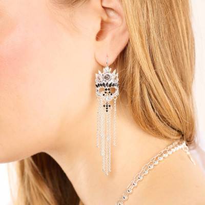 Boucles d'oreilles Ryder Argentées - Hipanema