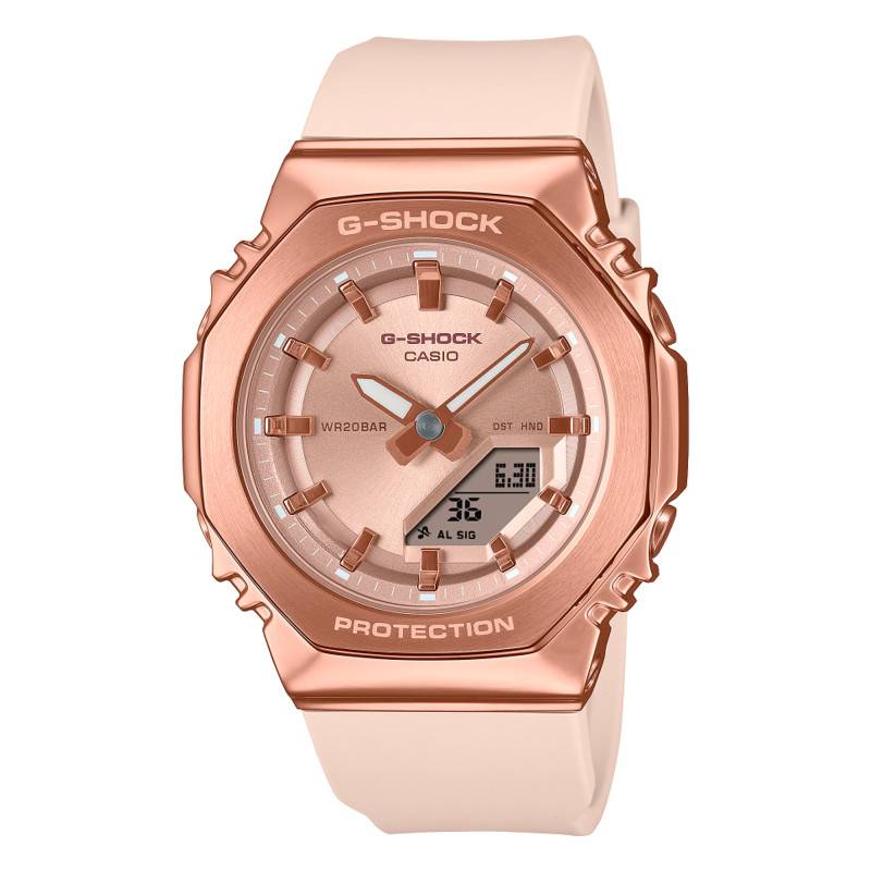 GM-S2110PG-4AER S-Series Metal Wall Clock - Casio G-Shock