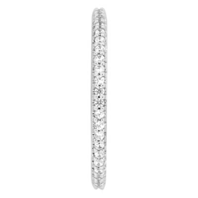 Alliance Rhin en Or Blanc 750 & Diamants 0,31 ct H/SI1, Largeur 1,80 mm - Gaïa
