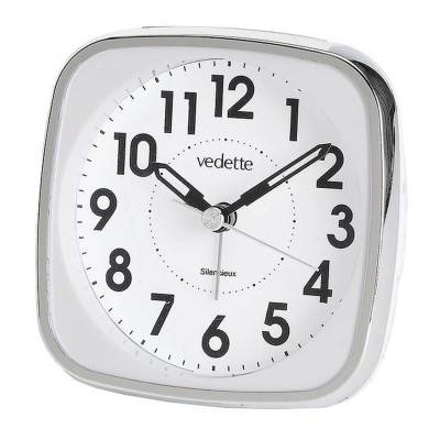 Silent Sweep Quartz Alarm Clock VR10071 - Vedette