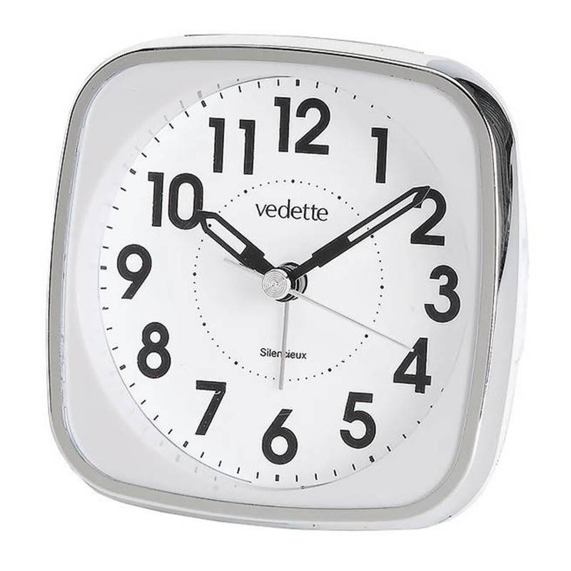 Silent Sweep Quartz Alarm Clock VR10071 - Vedette