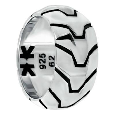 Bague argent 925 motif "V" - Guiot De Bourg