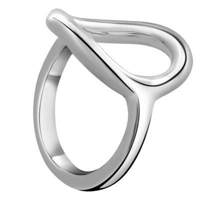 Bague Ovale Argent - Guiot De Bourg