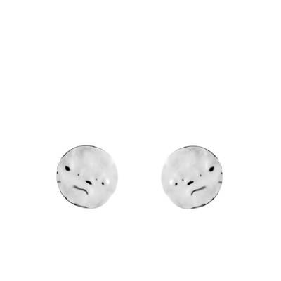 Hammered Stud Earrings - Guiot De Bourg
