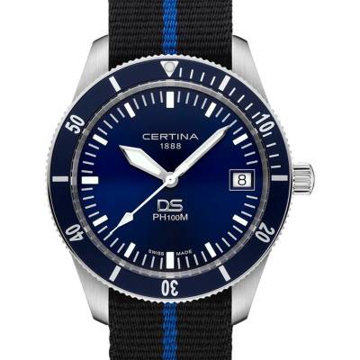 Montre DS PH100M Gent Bleu C0444101804000 - Certina