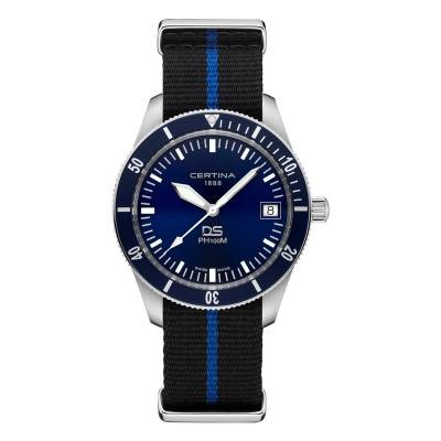 Montre DS PH100M Gent Bleu C0444101804000 - Certina