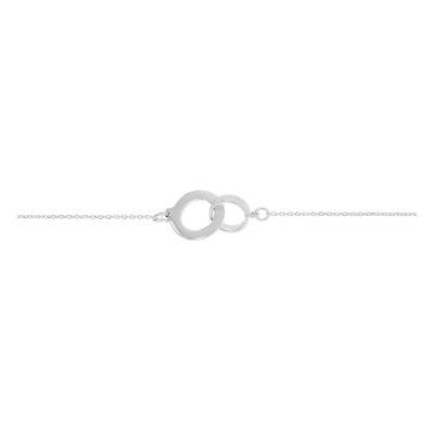 Bracelet 3 Dimensions Argent, Longueur ajustable 18,5 cm - Guiot De Bourg