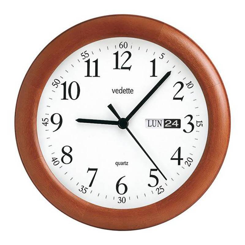Wood Wall Clock VP40050 - Vedette