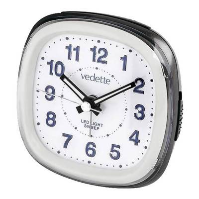 Réveil quartz lumineux et silencieux VR10045 - Vedette
