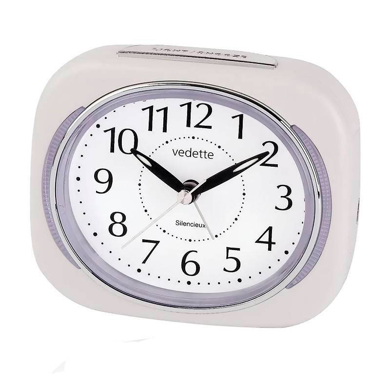 Vedette Luminous Silent Quartz Alarm Clock VR10066 - Vedette