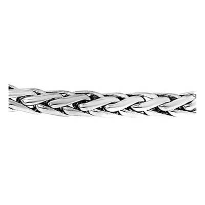 Bracelet maille palmier XL argent, Largeur 10,50 mm, Longueur 20,00 cm - Guiot De Bourg