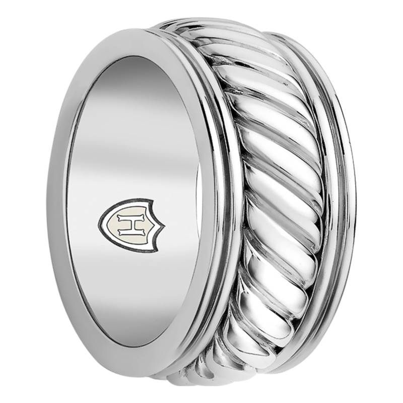 925 Silver Spinning Twist Ring - Hoxton London