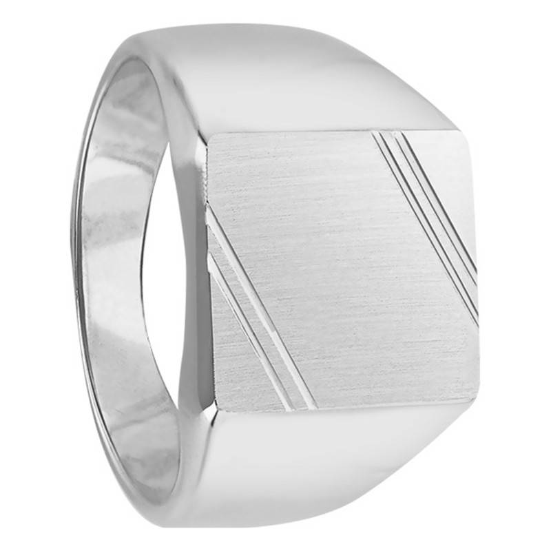 925 Silver Signet Ring, 12 x 14 mm Face - Imperium