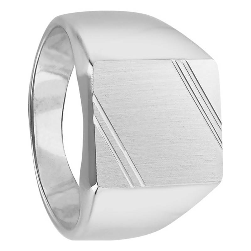 925 Silver Signet Ring - Imperium