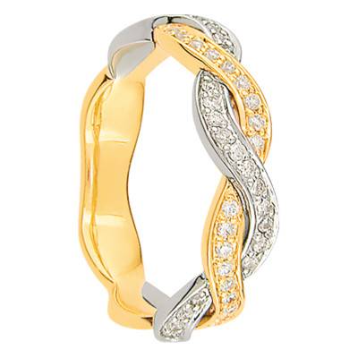 Alliance Rousseau en 2 Ors 750 & Diamants - Maison Girard