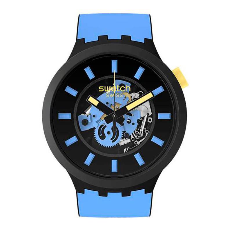 Blue Bioceramic Big Bold Watch SB03B108 - Swatch