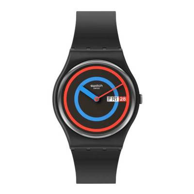 Circling Black Watch SO28B706 - Swatch