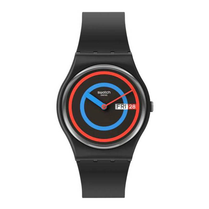 Circling Black Watch SO28B706 - Swatch