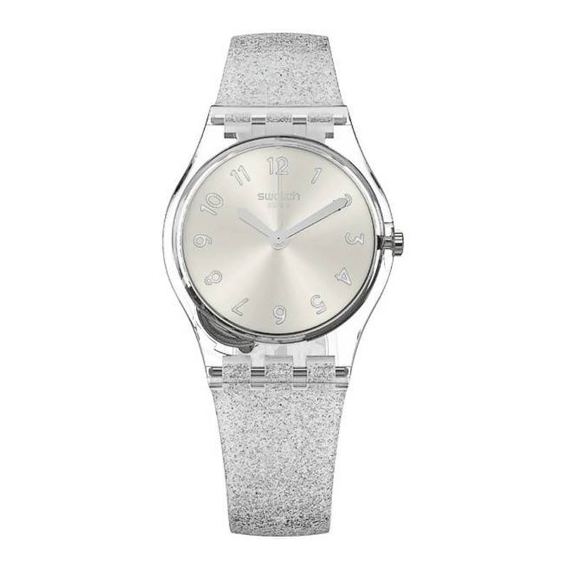 Women's Silver Glistar Too LK343E Watch - Swatch