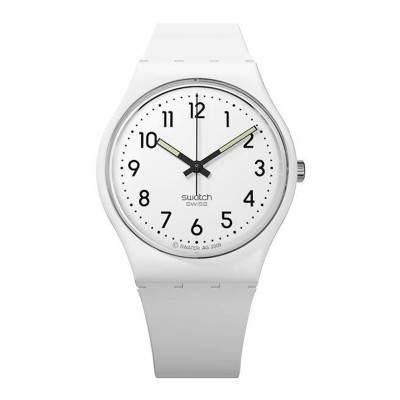 Swatch Gent Just White Soft Watch SO28W107-S14 - Swatch