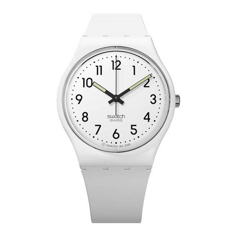 Swatch Gent Just White Soft Watch SO28W107-S14 - Swatch