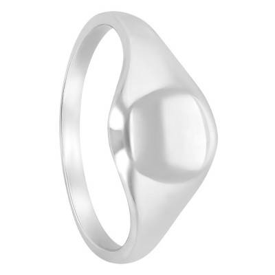 Small Oval 925 Silver Signet Ring - Imperium