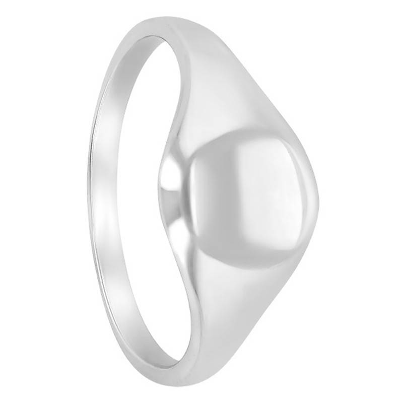 Small Oval 925 Silver Signet Ring - Imperium