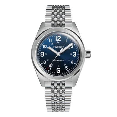Montre Outrider Automatique - Bleu Sans Date 23-OA-014 - Wolbrook