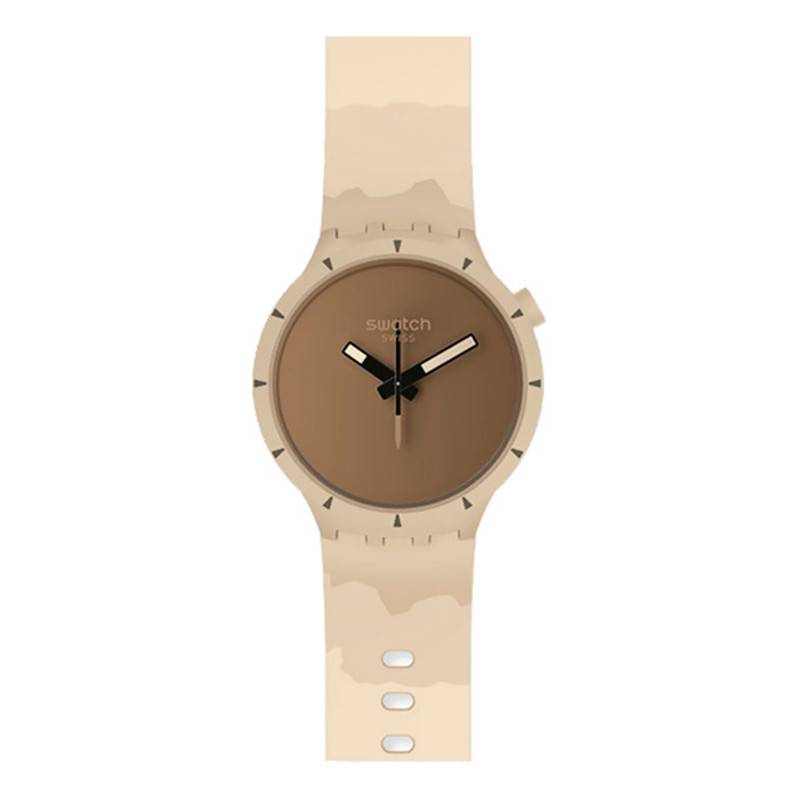 Big Bold Bioceramic Desert Sand Wall Clock SB03C101 - Swatch
