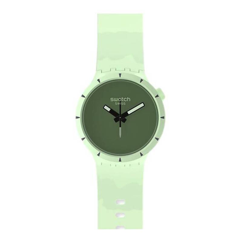 Big Bold Bioceramic Forest Green Watch SB03G100 - Swatch