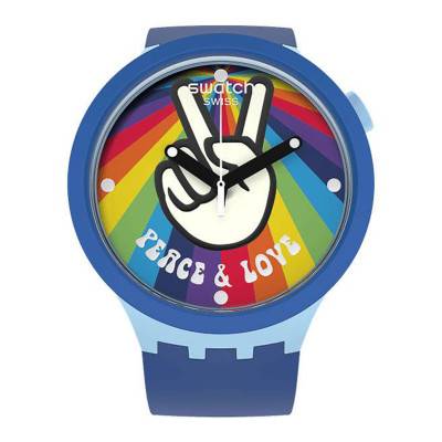 Peace Hand Love Big Bold Watch SB03N105 - Swatch