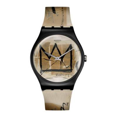 Untitled By Jean-Michel Basquiat SUOZ355 Watch - Swatch