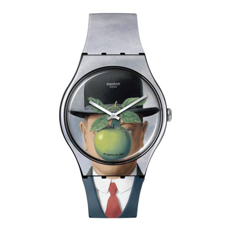 Watch Le Fils de l'Homme by René Magritte SUOZ350 - Swatch