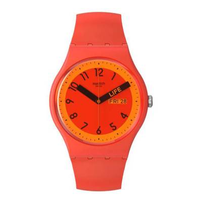 Proudly Red SO29R705 wall clock - Swatch