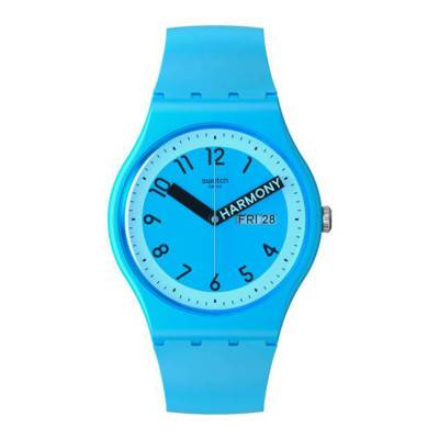 Proudly Blue SO29S702 wall clock - Swatch