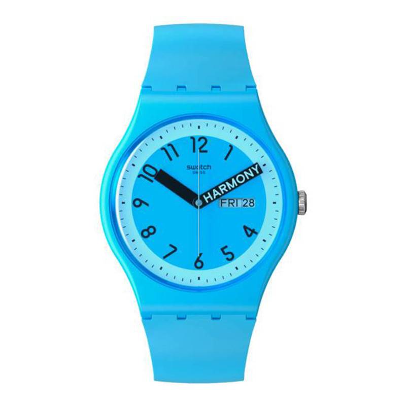 Proudly Blue SO29S702 wall clock - Swatch