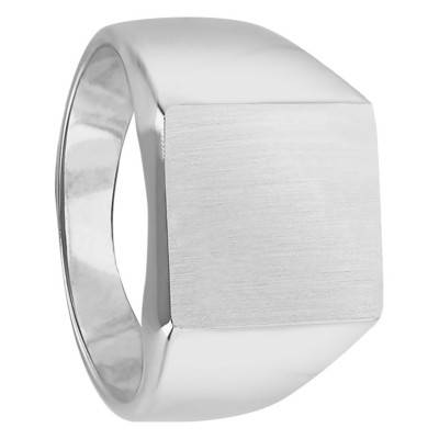 925 Silver Signet Ring, 12 x 13,50 mm Face - Imperium