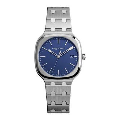 Montre Concorde Bleu Marine 40 mm - Pequignet