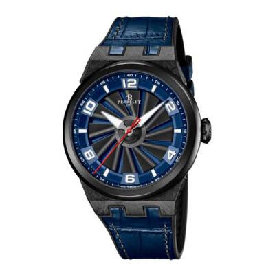 Montre Turbine Carbon Midnight Blue A4065/2 - Perrelet
