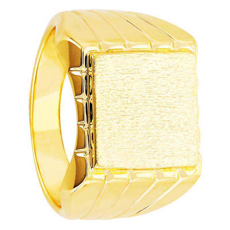 Gold-Plated Signet Ring, 12.50 x 12.50 mm - Imperium