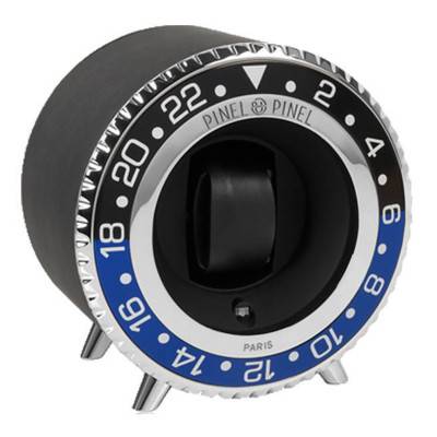 Remontoir Montre Twin GMT Bleu/Noir G-N/BKBL-LBK - Pinel et Pinel